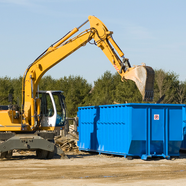 is there a minimum or maximum amount of waste i can put in a residential dumpster in Holden West Virginia